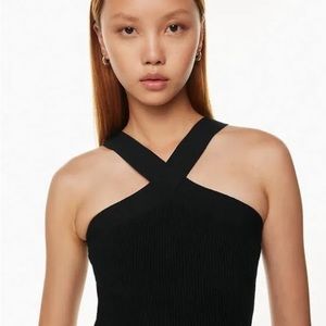 Aritzia Babaton Women's Tops Babaton Sculpt Knit Criss Cross Cropped Tank